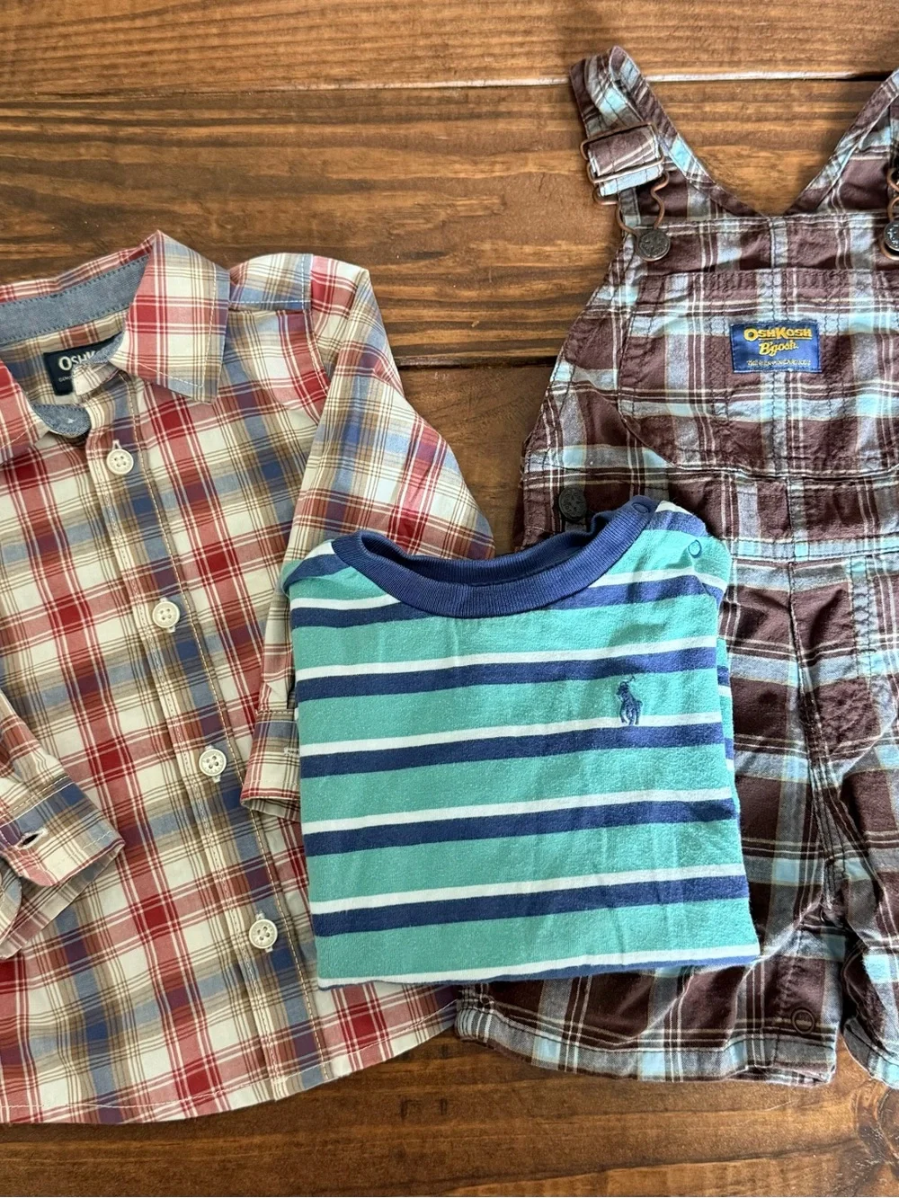 12m Boys OshKosh and Polo Tee Bundle